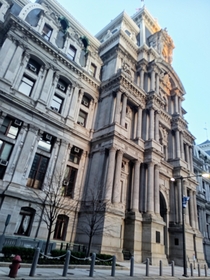 The finest interpretation of the nd Empire style in the United States the Philadelphia city hall s Here the east facade by this mornings early light