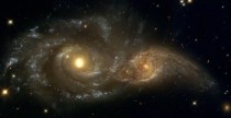 The Flying Spaghetti Monster FSM is real Presenting the Colliding Galaxies NGC  and IC  