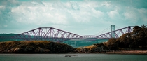 The Forth Bridges from Fife Scotland 