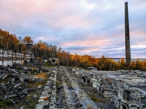 The Freda Ruins on the shore of Lake Superior in Michigans Upper Pensinula 