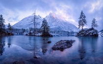 The Frozen Mountain - German Alps - Lake Hintersee x