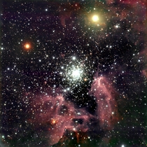 The Galactic Starburst Region NGC  