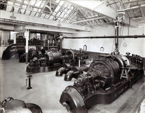 The generator room at Black Dyke Mills Queensbury cs 