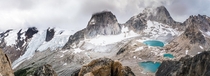 The glorious Bugaboos from the top of Eastpost Spire - 