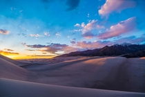 The Golden Hour at The Great Sand Dunes National Park Colorado 