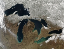The Great Lakes  Credit Jeff Schmaltz MODIS Rapid Response Team NASAGSFC