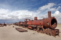 The Great Train Graveyard in Bolivia