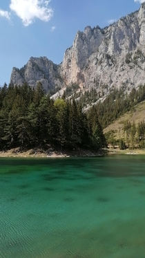 The Green Lake in Styria Austria   x 
