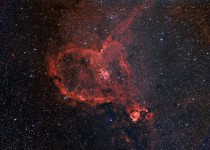 The Heart Nebula IC  Located in the Perseus Arm of the Galaxy in the constellation Cassiopeia  light years away from Earth 