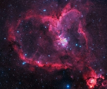 The Heart Nebula -  light years away from Earth 