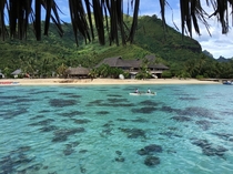 The Hilton Moorea Resort in Tahiti 