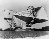 The Horn reflector antenna at Bell Telephone Laboratories in Holmdel New Jersey was built in  for pioneering work in communication satellites for the NASA ECHO I 