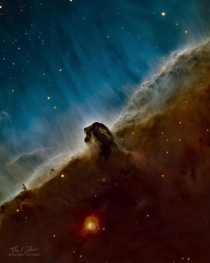 The Horsehead Nebula in Narrowband using H-Alpha and Sulfur-II Filters