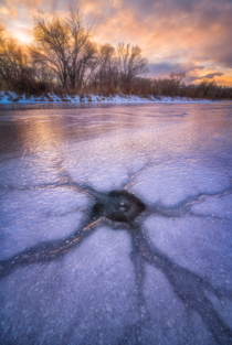 The Ices Eyes  x Colorado frozen lake