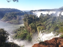 The Iguaz Falls ArgentinaBrazil look like something out of Jurassic Park 