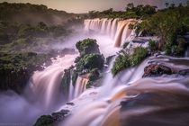 The Iguazu Falls one of the largest waterfalls in the world ArgentinaBrazil  photo by Wave Faber