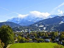 The incredible Alpine town of Garmisch Germany Living here has been amazing  OC