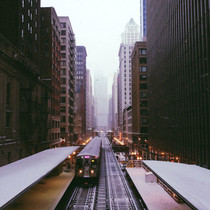 The L in Chicago   x  