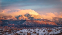 The La Sal Mountains were so impressive when I was in Moab in January got to see an incredible sunset on them I cant wait to go back  IG cwaynephotography