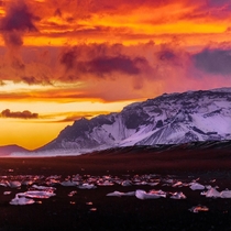 The land of fire and ice Diamond beach in Iceland living up to its name 