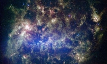 The large Magellanic Cloud is the satellite galaxy to our Milky Way galaxy