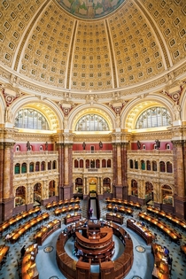 The Library of Congress Washington DC- the largest library in the world with more than  million items 