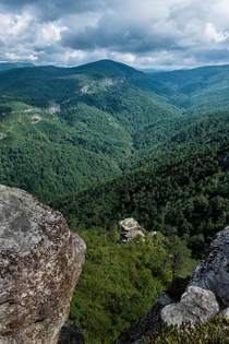 The Linville Gorge Wilderness North Carolina USA  