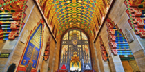 The lobby of Guardian building in Detroit USA Designed in  by famed architect Wirt C Rowland for the Union Trust banking group the Cathedral of Finance as it was once known was completed in 