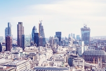 The London skyline on a sunny day  Photograph by EricPx