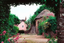 The lovely village of Cockington in Devon England 