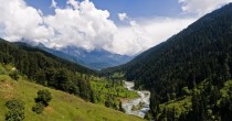 The magical Lidder River valley in Kashmir India 