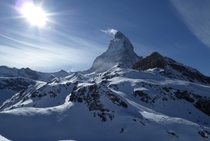 The Matterhorn from Gornergrat Zermatt Switzerland 