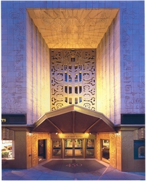 The Mayan-inspired portal of  Sutter San Francisco designed by Timothy Pflueger in  