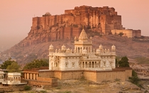 The Mehrangarh Fort built in  in Jodhpur India by Rao Jodha 