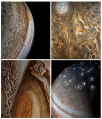 The mesmerizingly hypnotic patterns of storms and clouds on Jupiter