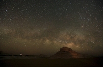 The Milky Way as visible from the desert southwest of Cairo