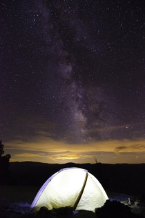 The Milky Way from Yosemite CA 