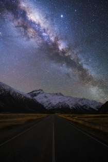 The Milky Way in AorakiMt Cook National Park New Zealand