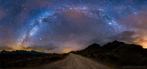 The Milky Way over Alabama Hills CA  photo by Michael Shainblum