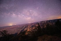 The Milky Way over point Imperial Grand Canyon AZ 