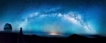 The Milky Way viewed from the top of Mauna Kea 