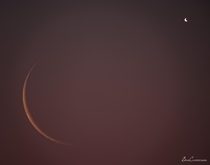 The Moon and Venus on June th