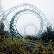 The Nara Dreamland in Japan was abandoned in  as attendance dwindled once Tokyo Disney opened