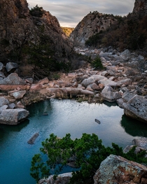 The Narrows in the Wichita Mountains 