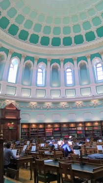 The National Library in Dublin Ireland The picture doesnt do it justice  x  picture taken by me designed by Thomas Newenham Deane