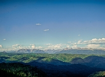 The Needles and Weminuche seen from the La Plata Mountains 