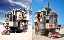 The Neverwas Haul A self-propelled house on wheels made to resemble a  story victorian house designed by Shannon OHare 
