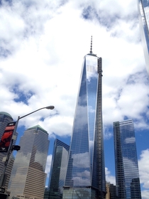 The New World Trade Center in August  