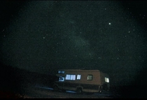 the night sky caught on a kodak disposable camera - Utah USA picture doesnt do it justice