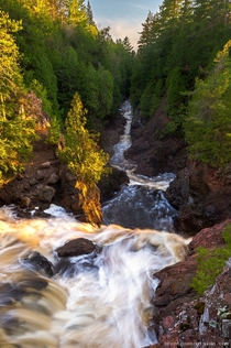 The northwoods of Wisconsin Copper Falls State Park 